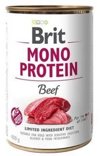 Brit Mono Protein Beef puszka 400g - Mokra karma dla psów - miniaturka - grafika 2