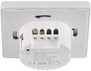 SANICO ELECTRONICS POLSKA SPÓŁKA Z OGRANICZONĄ ODP WYŁĄCZNIK Dotykowy Jednobiegunowy WIFI Smart max 800W 230V Tuya POLUX - Systemy inteligentnych domów - miniaturka - grafika 3