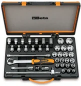Klucze i nasadki - Beta ZESTAW NASADEK 1/2"" Z WYPOSAŻENIEM 38SZT 920B/C33 (920A/C33) - miniaturka - grafika 1