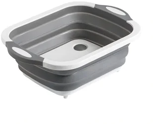 Silikonowa Miska Zlew Deska Ociekacz Działka Ogród - Kuchnia turystyczne i akcesoria - miniaturka - grafika 2