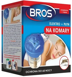 Bros ELEKTRO + PŁYN NA KOMARY 60 NOCY 32193351 - Zwalczanie i odstraszanie szkodników Bros ELEKTRO + PŁYN NA KOMARY 60 NOCY 32193351 - Zwalczanie i odstraszanie szkodników - miniaturka - grafika 1