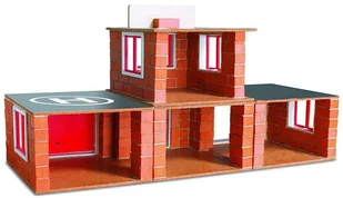 Teifoc Budowle z cegiełek: Straż Pożarna, 220 elem. T4250503610572 - Klocki - miniaturka - grafika 6