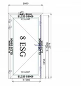 Drzwi zewnętrzne - Drzwi Aluminiowe Dymoszczelne na wymiar Producent 41B4-69756 - miniaturka - grafika 1