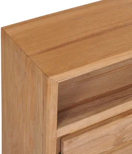 vidaXL Szafka, 80x30x60 cm, lite drewno tekowe vidaXL - Szafki do salonu - miniaturka - grafika 6