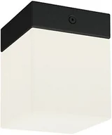 Lampy sufitowe - Nowodvorski Lampa sufitowa plafon czarny stal lakierowana szkło SIS IP44 8054 - miniaturka - grafika 1