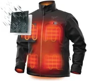 Odzież robocza - Milwaukee Męska kurtka podgrzewana Premium czarna (L) 4933464324 - miniaturka - grafika 1