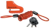 Akcesoria rowerowe - Master Lock Kłódka MASTRELOCK DISC BRAKE LOCK 8303 + linka KLUCZYK czerwona (DWZ) A-MRL-8303EURDPS - miniaturka - grafika 1
