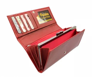 PolskaGalanteria.pl Portfel Damski PolskaGalanteria Długi Max z Klamrą Skóra Naturalna KP D18 Wzór II - Portfele - miniaturka - grafika 3