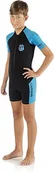 Pływanie - Cressi Little Shark, kombinezon stroju kąpielowym Ćwiczenia dla dzieci, Premium z neoprenu 1.5/2 MM, czarny DG003504 - miniaturka - grafika 1