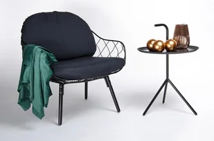 King Home Stolik BLANCO czarny - metal GT-230L.BLACK - Ławy i stoliki kawowe - miniaturka - grafika 3