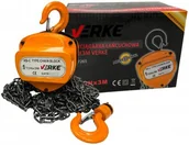 Wciągarki - Vidaxl VERKE WYCIĄGARKA ŁAŃCUCHOW 1T 3M ŁAŃCUCH VERKE V87265 - miniaturka - grafika 1