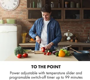 Płyta elektryczna do zabudowy Klarstein CP4-Delicatessa-Slim - Płyty elektryczne do zabudowy - miniaturka - grafika 2