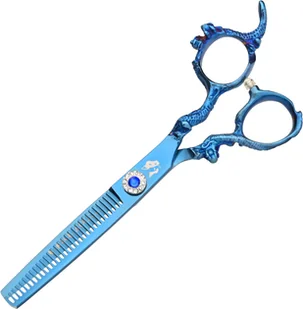 WOLF WOLF Degażówki fryzjerskie do strzyżenia włosów 5,5" DIAMOND N825 - Nożyczki fryzjerskie - miniaturka - grafika 2