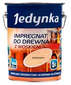 Farby i impregnaty do drewna - Jedynka IMPREGNAT DO DREWNA Z WOSKIEM- bezbarwny, 5 l - miniaturka - grafika 1