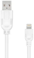 Kable USB - eXc mobile Pozostali Kabel lightning Whippy 0,9m biały odbierz w Warszawie Faktura VAT 23% Polska gwarancja MO-EC-F176 - miniaturka - grafika 1