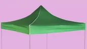Pawilony ogrodowe - Expodom Plandeka dachowa 3x3m, Zielony - miniaturka - grafika 1