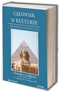 praca zbiorowa Człowiek w kulturze 28 2018. Filozofia a cywilizacje w rocznicę śmierci É. Gilsona i M. A. Krąpca OP - Czasopisma praca zbiorowa Człowiek w kulturze 28 2018. Filozofia a cywilizacje w rocznicę śmierci É. Gilsona i M. A. Krąpca OP - Czasopisma - miniaturka - grafika 1