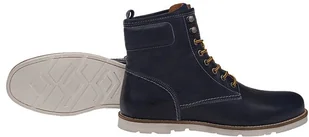 Mustang Trzewiki Trapery 35A062 4853-502-820 Navy Granat nieocieplane 41008 - Botki męskie - miniaturka - grafika 3