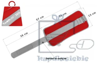 MOVIT Neoprenowe ciężary mankiety odblaskowe - 2 x 2 kg - Pozostały sprzęt siłowy - miniaturka - grafika 2