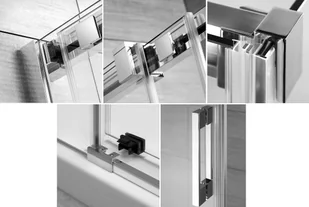 Radaway Espera KDJ S Ścianka boczna 70 prawa szkło przejrzyste 380147-01R | - Ścianki i drzwi prysznicowe - miniaturka - grafika 3