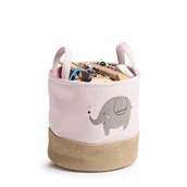 Pudła i pojemniki do przechowywania - Zeller ZELLER ELEPHANT KOSZ DO PRZECHOWYWANIA 25 X 25 CM RÓŻOWY - miniaturka - grafika 1
