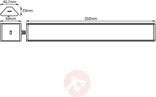 Ledvance Cabinet Corner oprawa podszafkowa 35cm - Lampy pozostałe - miniaturka - grafika 5