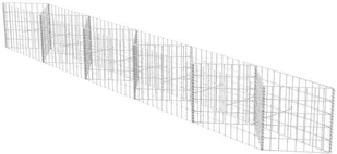 vidaxl Kosz gabionowy - donica, stal, 330 x 30 50 cm - Ogrodzenia - miniaturka - grafika 2