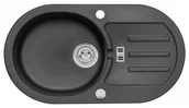 Zlewozmywaki - AXIS Zlewozmywak Granitowy MALIBU 30 Czarny malibu30cza - miniaturka - grafika 1