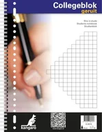 Zeszyty szkolne - NoName zeszyt w kratkę strona A4 papier biały 80 kartek - miniaturka - grafika 1