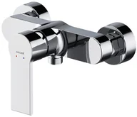 Baterie wannowe i prysznicowe - Cersanit Bateria wannowa ścienna Brasco chrom - miniaturka - grafika 1