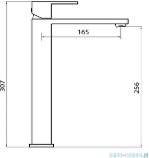 BESCO Varium I bateria umywalkowa wysoka chrom BU-VI-CH | - Baterie umywalkowe - miniaturka - grafika 2