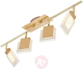 Lampy sufitowe - Briloner LED-Deckenstrahler Glam in Gold, 4-flammig - miniaturka - grafika 1