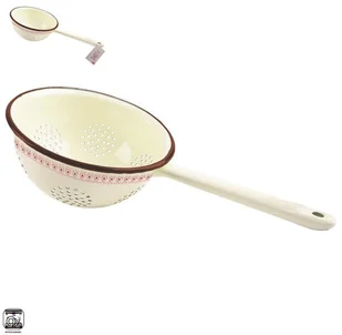 Cedzak emaliowany retro TONCA 18 cm 124456 - Sitka - miniaturka - grafika 2