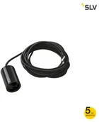 Lampy sufitowe - SLV SPOTLINE FITU wisząca A60 okrągła czarna 5m bez wtycz. max 60W 132690 - miniaturka - grafika 1