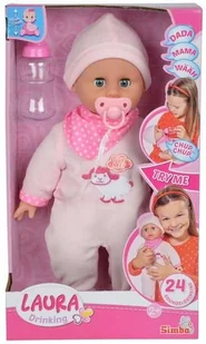 Simba Toys LAURA Z BUTELECZKĄ 38 CM 105140009 - Lalki dla dziewczynek - miniaturka - grafika 2
