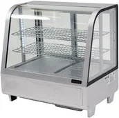 Szafy i witryny chłodnicze - Yato Yato Witryna chłodnicza 100 l srebrna YG-05022 - miniaturka - grafika 1