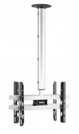 Uchwyty do telewizora - VCM CM 4 Maxi Double uchwyt sufitowy do 2, regulacja kąta nachylenia, bar, 42  65 cali, metalowa, srebrna, 127 x 62 x 62 cm CM 4 Maxi Double - miniaturka - grafika 1