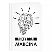 Planery - Murrano Planner kalendarz książkowy z nadrukiem dla niego grafika KZ-PLA-007 - miniaturka - grafika 1