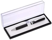 Długopisy - Pentel srebra wysokiej próby druku ball point Pen, czarny B811A-A COF - miniaturka - grafika 1