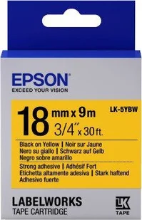 Epson Ribbon LK-5YBW Yellow/Black C53S655010 - Papier do drukarek - miniaturka - grafika 2