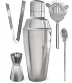 Shakery barmańskie - Zestaw barmański do drinków shaker 5 el 750 ml Zestaw barmański do drinków shaker 5 el 750 ml 5907443621593 - miniaturka - grafika 1