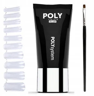 AkrylGel akrylożel Flexy Gel Poly Gel + Formy Dual - Zestawy do manicure i pedicure - miniaturka - grafika 3