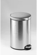 Kosze na śmieci - Durable Kosz 12L z pedałem Stainless srebrny metal 3401-23 - miniaturka - grafika 1