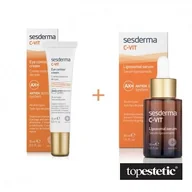 Serum do twarzy - SesDerma C-VIT Serum + Eye Contour Cream ZESTAW Serum liposomowe 30 ml + Krem pod oczy 15 m - miniaturka - grafika 1