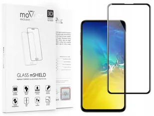 movear Szkło Hartowane 3D na Samsung Galaxy S10e, G970 na Cały Ekran GLASS mSHIELD 3D czarne SG10EG3D12ABK1 - Szkła hartowane na telefon - miniaturka - grafika 4