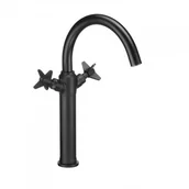 Baterie umywalkowe - Deante Temisto Nero Bateria umywalkowa wysoka czarny mat BQTN25D - miniaturka - grafika 1