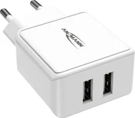 Ładowarki do telefonów - Ansmann Ładowarka Home Charger HC212 2xUSB 2400mA white 1001-0114 - miniaturka - grafika 1