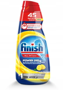 Finish All-in-1 Max Żel do Zmywarki 900ml 45 Lemon - Środki do zmywarek - miniaturka - grafika 2