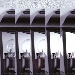 Steinel Lampa ścienna z czujnikiem L 190 czarna - Lampy ogrodowe - miniaturka - grafika 4