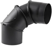 Kominy i akcesoria - Parkanex Kolano 150mm UNI Uniwersalne PAR-KOL-150-UNI - miniaturka - grafika 1